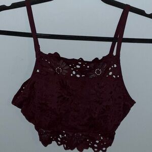 Burgundy Bralette Aerie